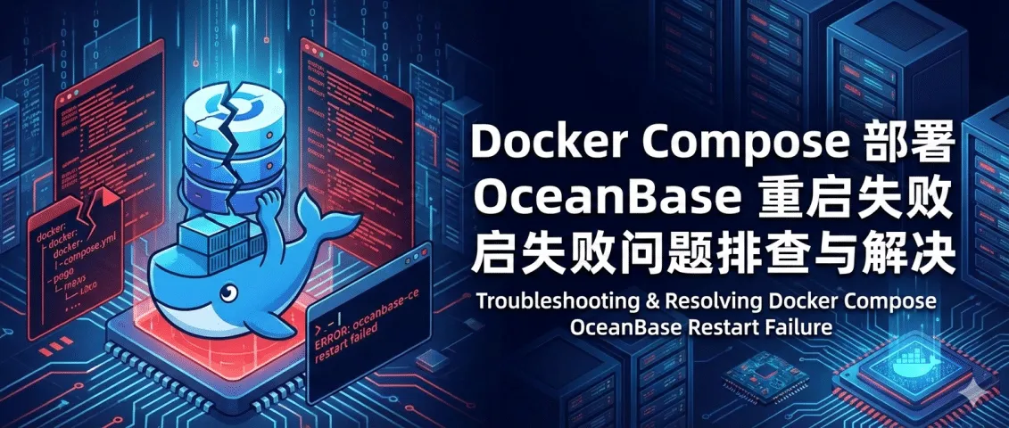 Docker Compose部署OceanBase重启失败问题排查与解决