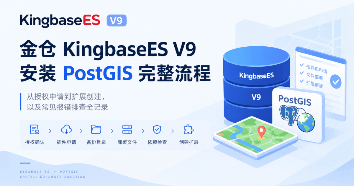 麒麟系统 KingbaseES 安装 PostGIS 插件